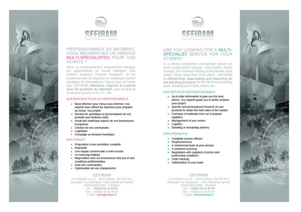 Sefiram 2018 feuillet int&eacute;rieur de plaquette