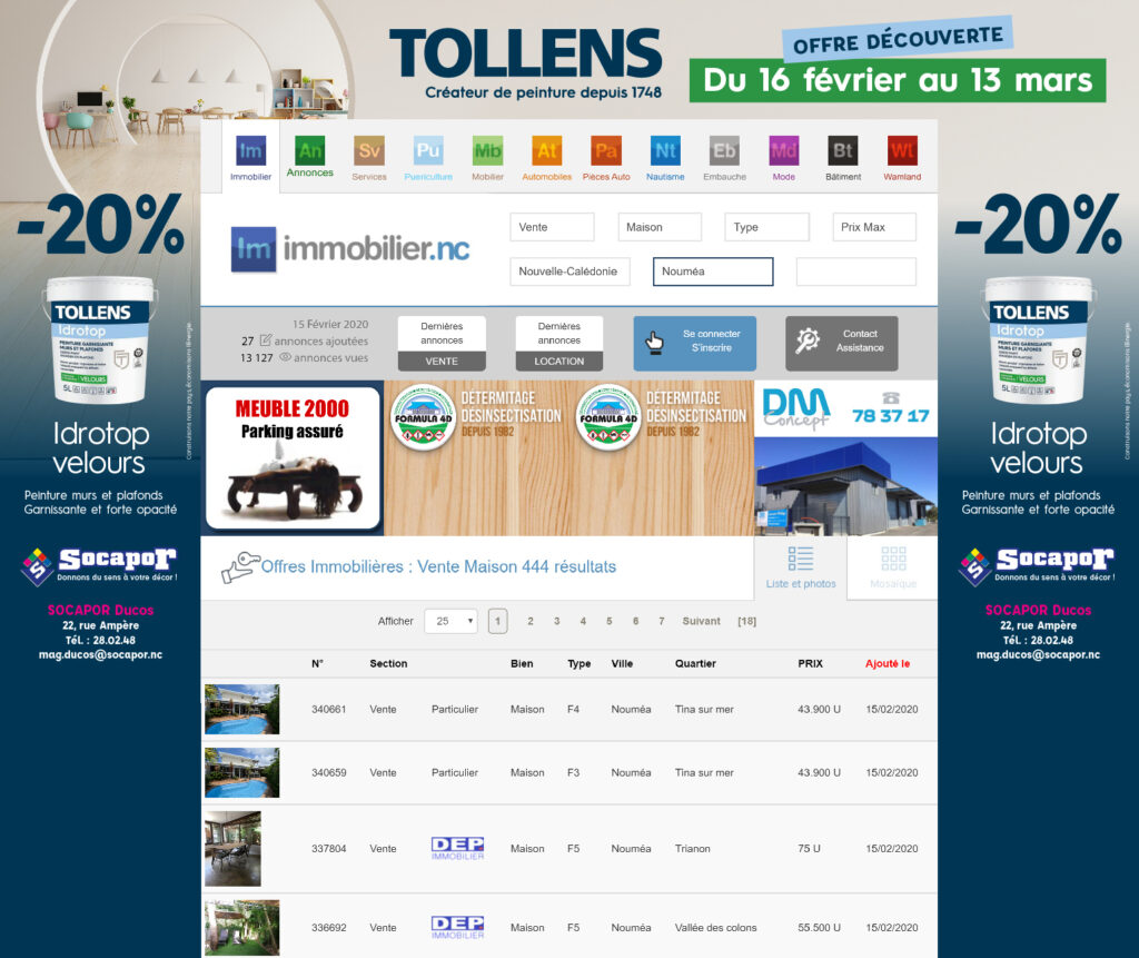 socapor f&eacute;vrier 2022 annonces nc tollens