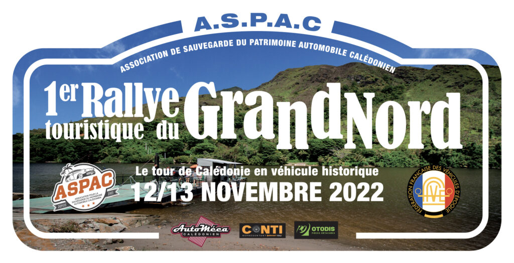 aspac rallye grand nord 2022 - plaque