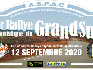 aspac rallye grand sud 2020 - plaque