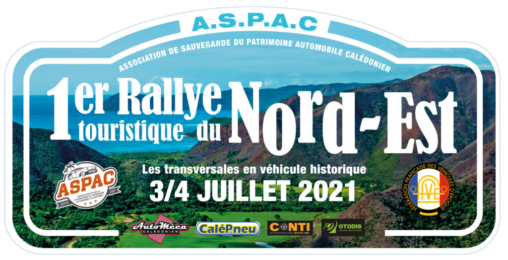 aspac rallye nord est 2021 - plaque