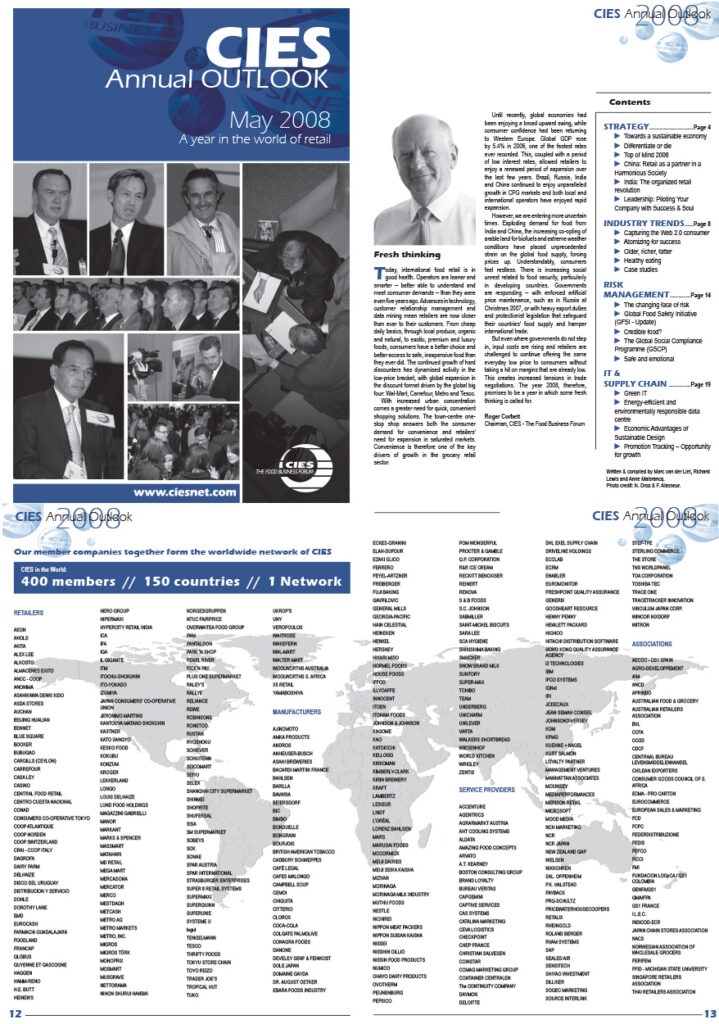 cies mai 2008 annual outlook