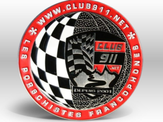 club911 2013 badge metal