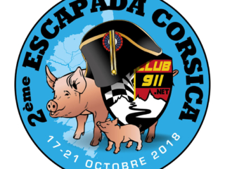 club911 sticker escapada corsica 2018-2