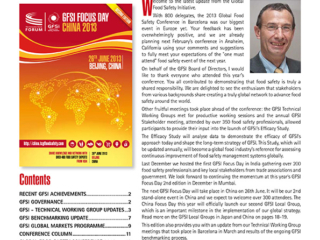 gfsi 2013 newsletter
