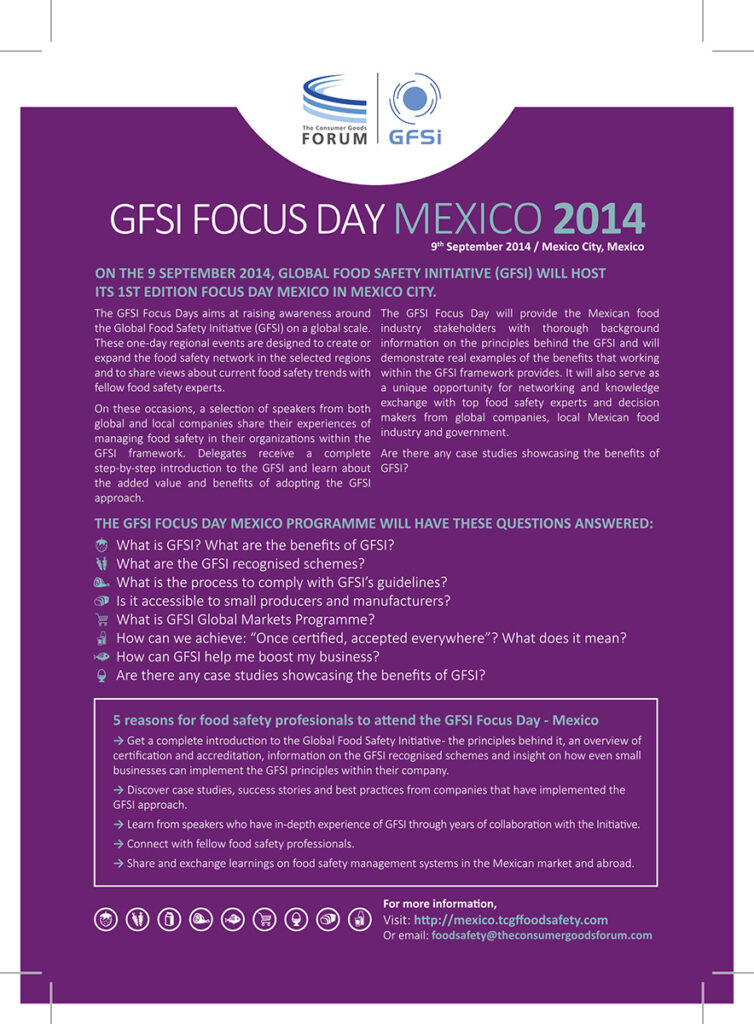 gfsi 2014 Focus day mexico verso