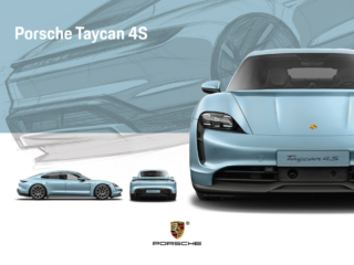 porsche set de table taycan