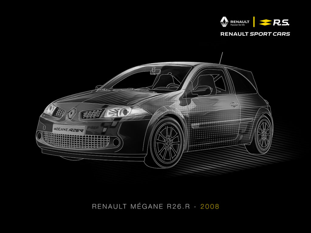 renault sportcars r26r panneau de stand grand format 2018