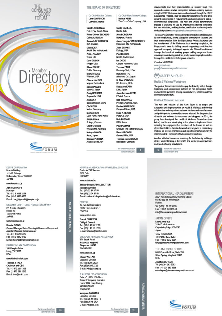 tcgf 2012 member directory