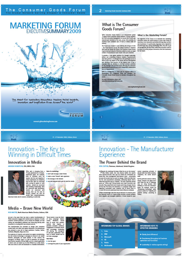 tcgf 2009 marketing forum