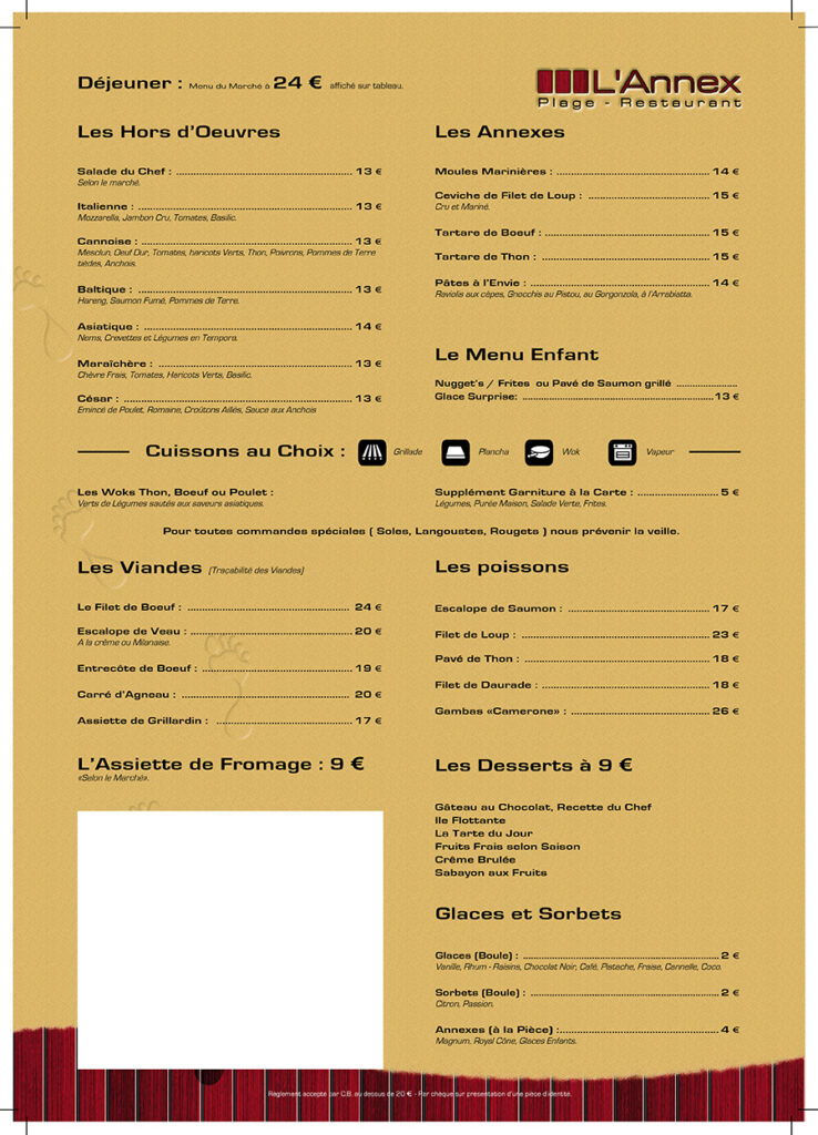 plage annex 2004 menu recto