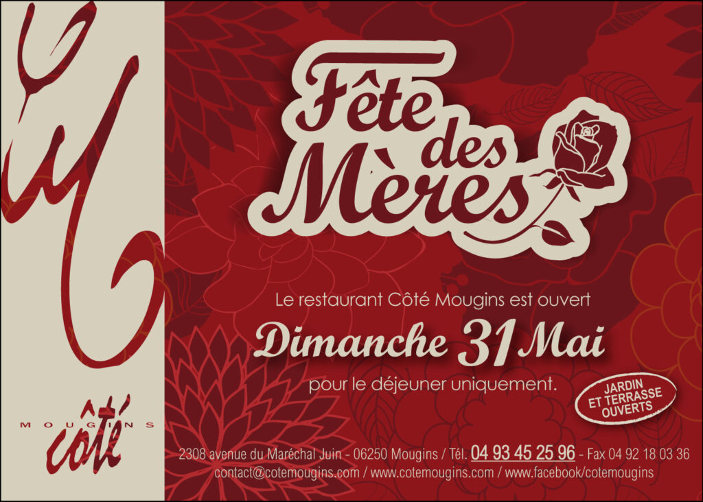 restaurant cote mougins 2013 05 mailing