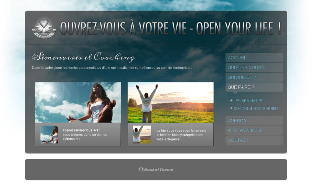 site internet 2011 open your life