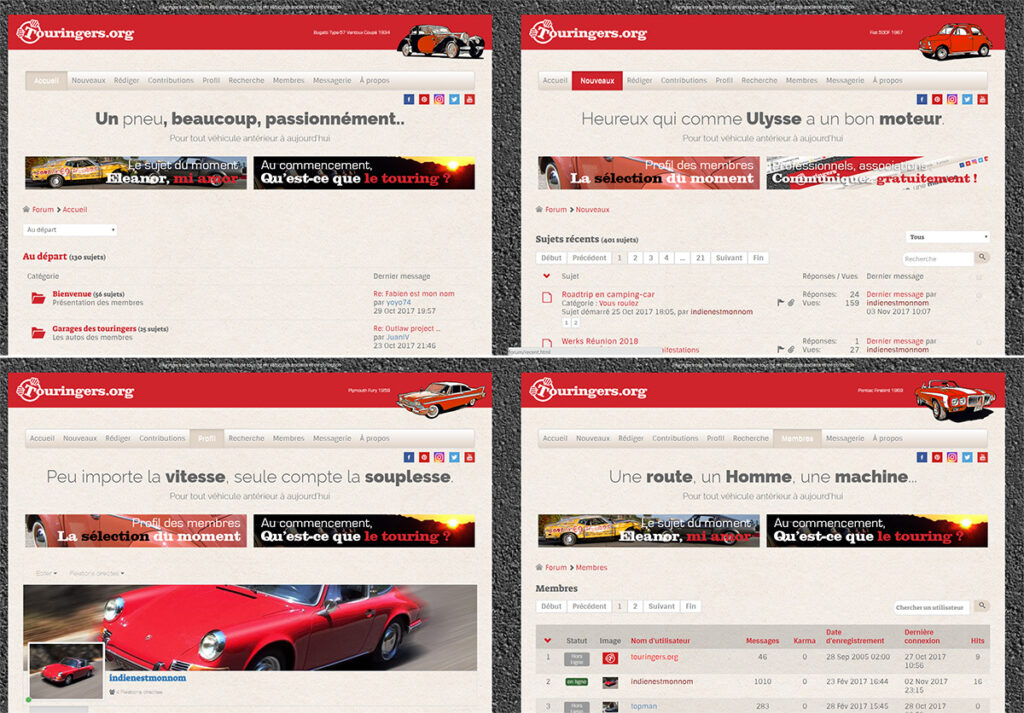site internet 2017 touringers